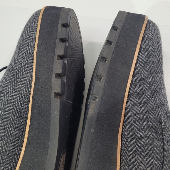 EILEEN FISHER EDDY LACE UP PLATFORM TWEED HERRINGBONE OXFORD LOAFER SHOE 7.5 A11 - Picture 10 of 13